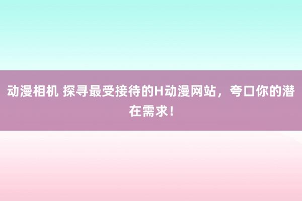 动漫相机 探寻最受接待的H动漫网站，夸口你的潜在需求！