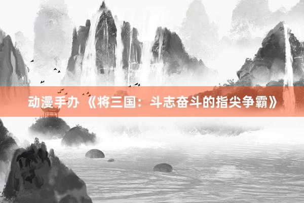 动漫手办 《将三国：斗志奋斗的指尖争霸》