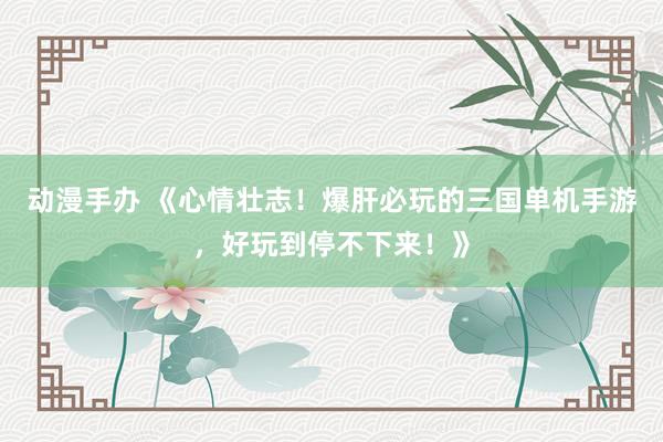 动漫手办 《心情壮志！爆肝必玩的三国单机手游，好玩到停不下来！》