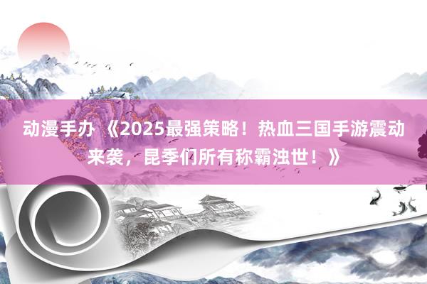 动漫手办 《2025最强策略！热血三国手游震动来袭，昆季们所有称霸浊世！》