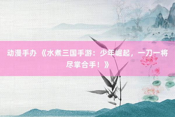 动漫手办 《水煮三国手游：少年崛起，一刀一将尽掌合手！》