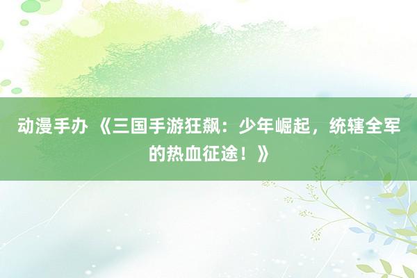 动漫手办 《三国手游狂飙：少年崛起，统辖全军的热血征途！》